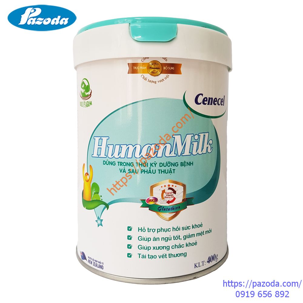 Sữa bột HumanMilk Cenecel