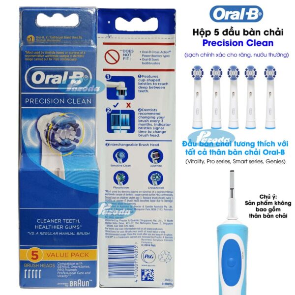 Bàn Chải Điện Oral-B Vitality Pro White (Sạc Điện - Braun)