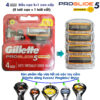 Hộp 4 lưỡi dao cạo râu Gillette Proglide5 Power Red (đầu cạo 5+1)