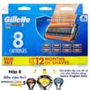 Hộp 8 lưỡi dao cạo râu Gillette Proglide5 Power (đầu cạo 5+1)